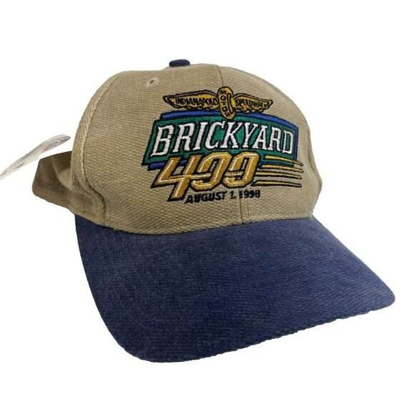 NWT VTG 1998 NASCAR Brickyard 400 Snapback Hat Adjustable Strap - Picture 1 of 8